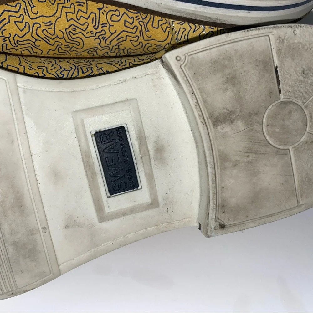 Yellow Patterned Loafers - Picture 12 of 13